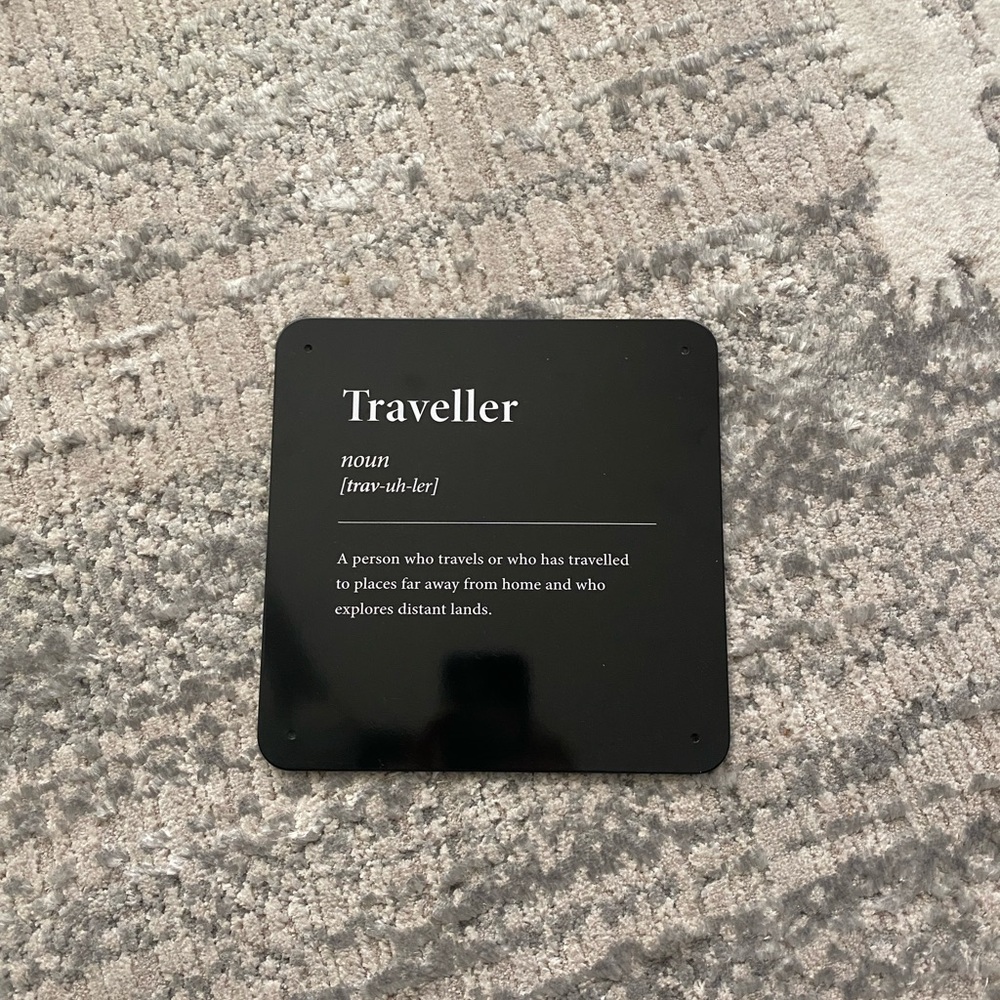Buy 1/Get1 Traveller sign